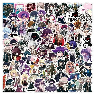 Trigger Happy Havoc Vinyl Anime Cartoon Stickers Maidudu 100 pcs Waterproof Danganronpa Stickers Danganronpa 